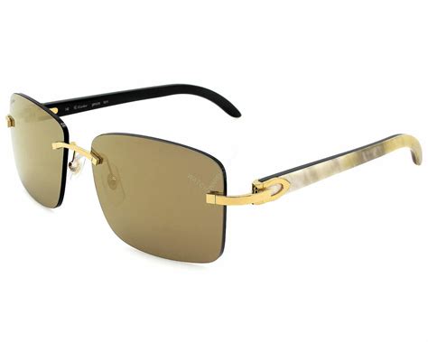 cartier buffalo horn glasses price